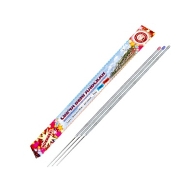 Триколор 300 мм. Бенгальские огни цветные купить в Курильске | kurilsk.salutsklad.ru