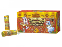 Хлопушка с золотым конфетти Хлопушки купить в Курильске | kurilsk.salutsklad.ru