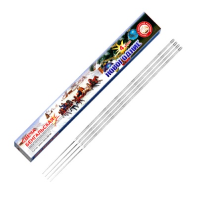 Новогодние 300-4 мм. Бенгальские огни купить в Курильске | kurilsk.salutsklad.ru