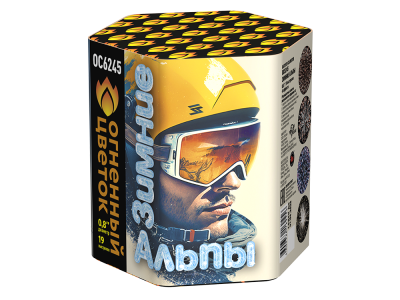 Зимние Альпы Батарея салютов купить в Курильске | kurilsk.salutsklad.ru