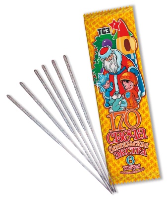 170 мм. Экстра Бенгальские огни купить в Курильске | kurilsk.salutsklad.ru