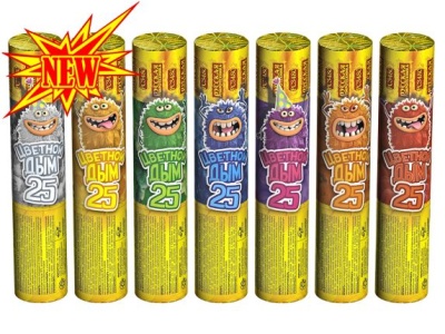 Цветной дым 25 Цветной дым купить в Курильске | kurilsk.salutsklad.ru